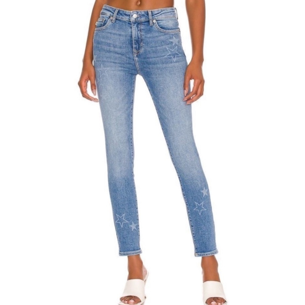 Lovers & Friends jeans Ricky Low Rise Walk of Fame Skinny Jeans size 28 baddie